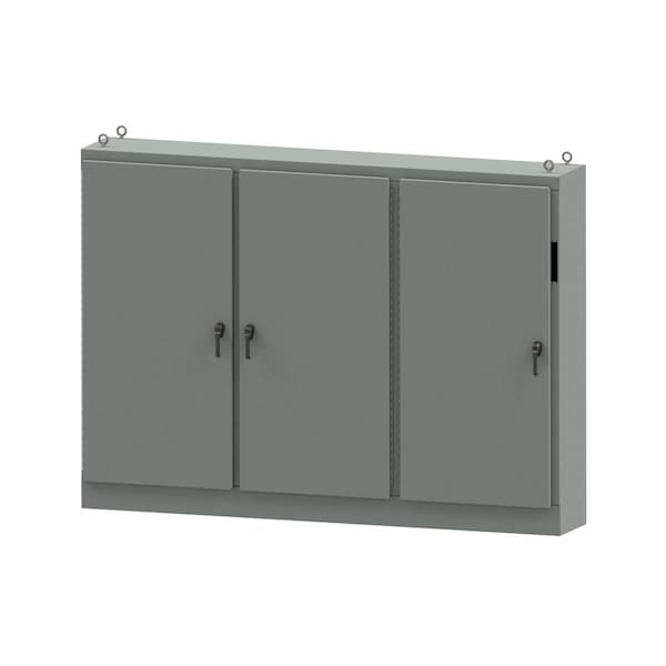 3 Point Latch with Padlock Handle Electrical Enclosures, 90 in H, 24 in D, 118 in W